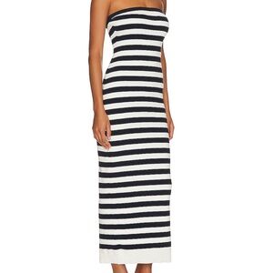 Paricia Striped Tube Maxi Dress from GRLFRND at Revolve